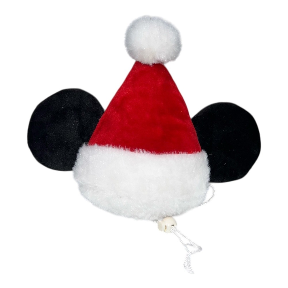 Disney Mickey Mouse Dog Hat‎ Santa Costume Pet Holiday Accessory L XL - Picture 2 of 2